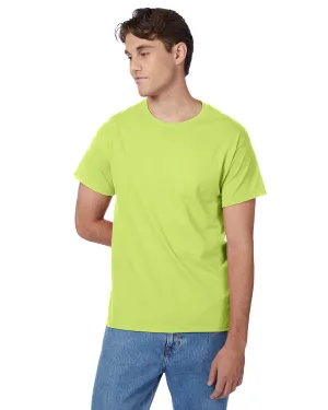 5250T-Hanes-SAFETY GREEN