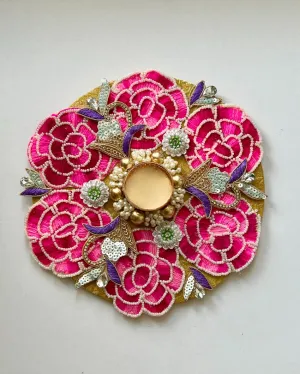 Bahaar Blossoming Color in Festive Rangoli | 8 inches