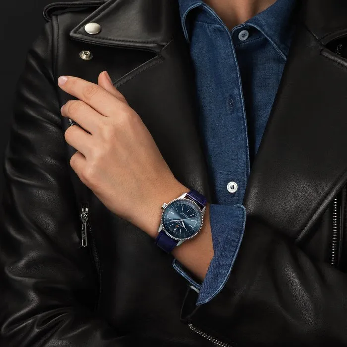 BRT Watch Navitimer AutoMTic 35 Copper Blue Croco Tang Type