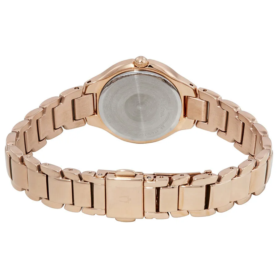 Bulova Classic Rose Dial Ladies Watch 97L151