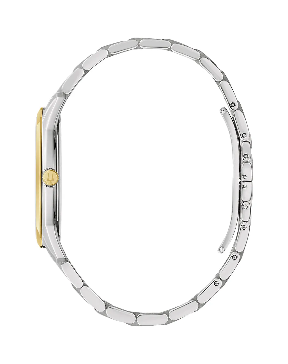 Bulova Sutton Collection Men's Silver and Gold Watch 98B385