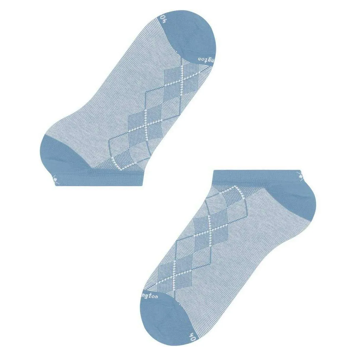 Burlington Carrington Sneaker Socks - Azure Blue