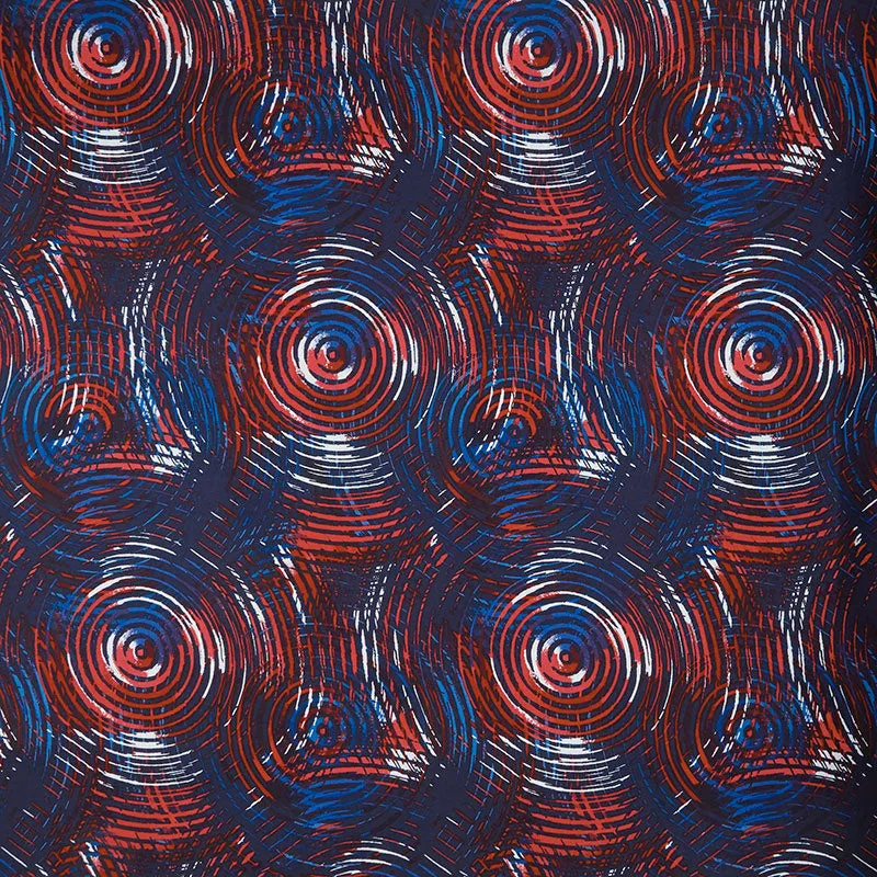 Circle Play - Circle Red White Blue 108" Wide Backing