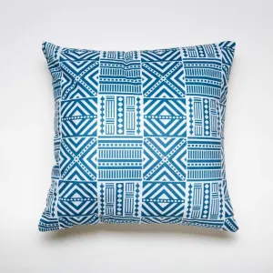 Crafted In Blue Cushion Cover