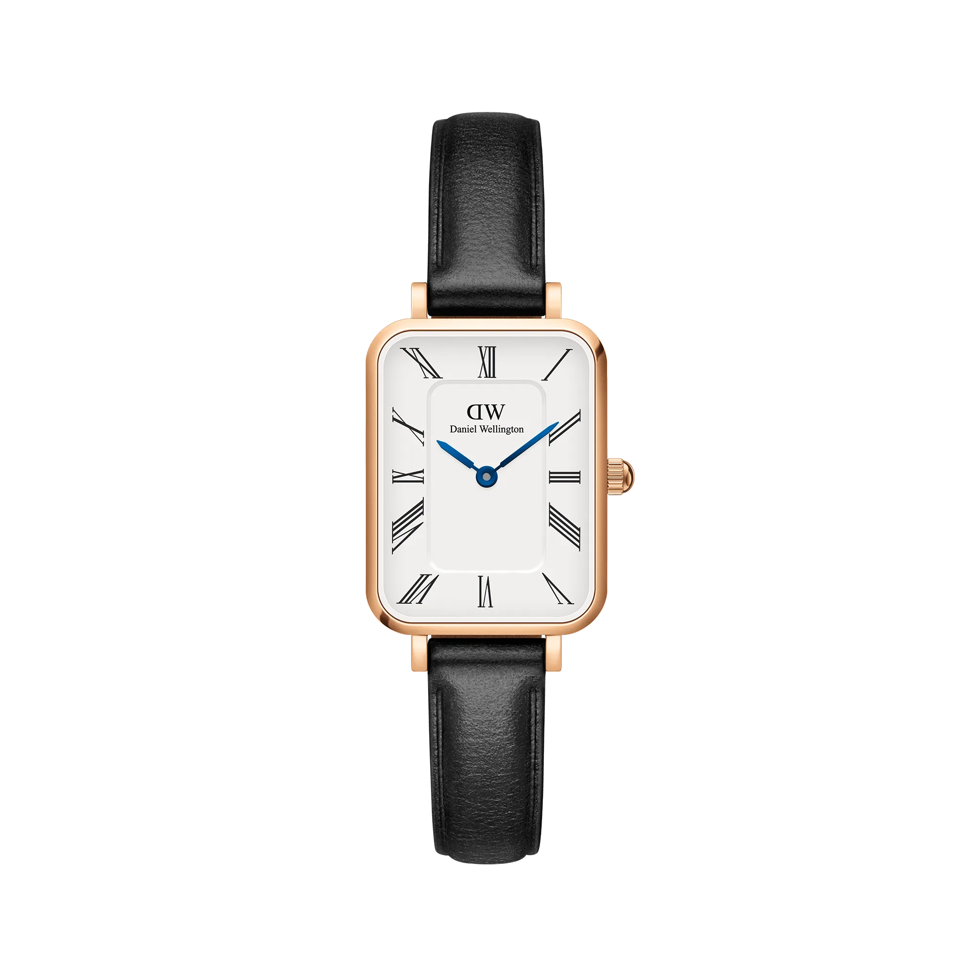 Daniel Wellington Quadro Roman Numerals Sheffield Rose Gold Watch DW00100689