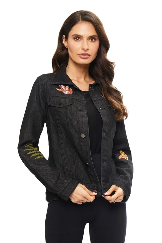 Denim Embroidered Jacket