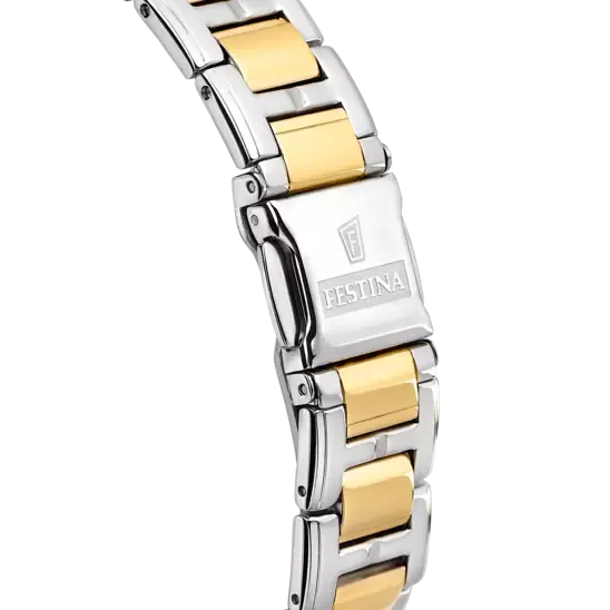 Festina Boyfriend Mother of Pearl Dial Stainless Steel Bracelet Men's Watch F20402/1