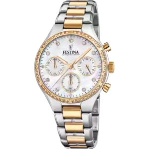 Festina Boyfriend Mother of Pearl Dial Stainless Steel Bracelet Men's Watch F20402/1