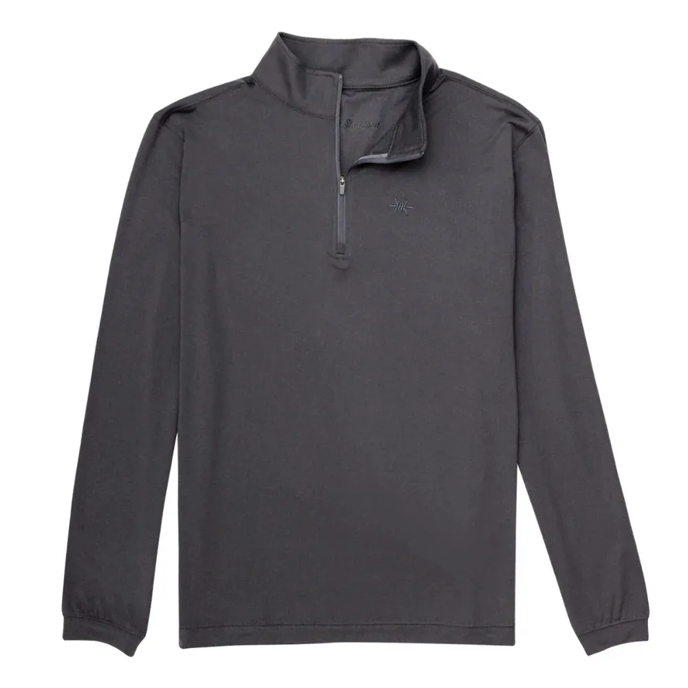 Grey Quarter Zip