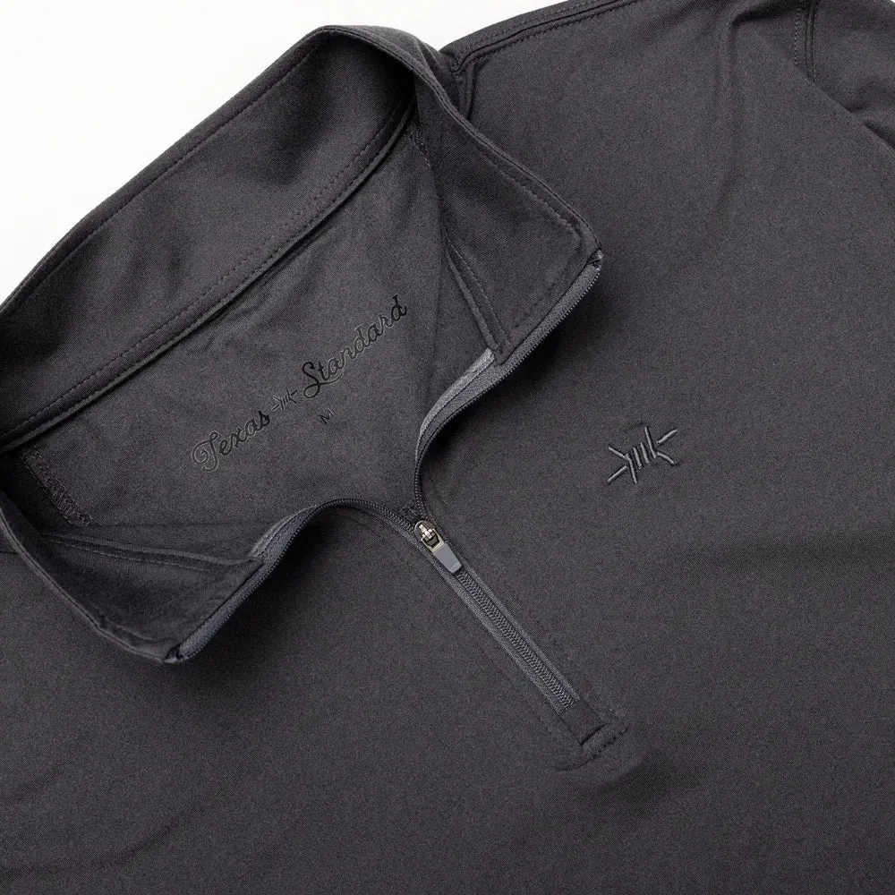 Grey Quarter Zip