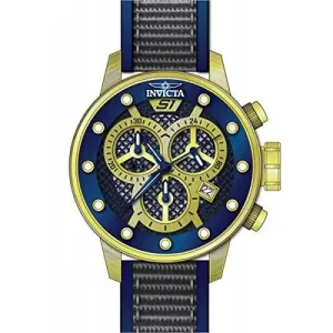 Invicta Men S1 Rally Chrono Stainless Steel/Nylon/Polyurethane Watch 19626