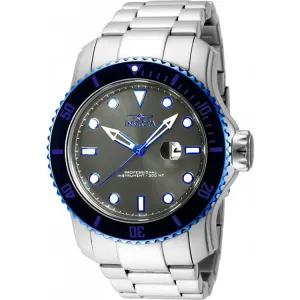Invicta Men's Pro Diver Stainless Steel "Sapphire Blue and Stone Gray" Watch 15077