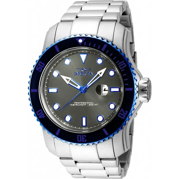 Invicta Men's Pro Diver Stainless Steel "Sapphire Blue and Stone Gray" Watch 15077