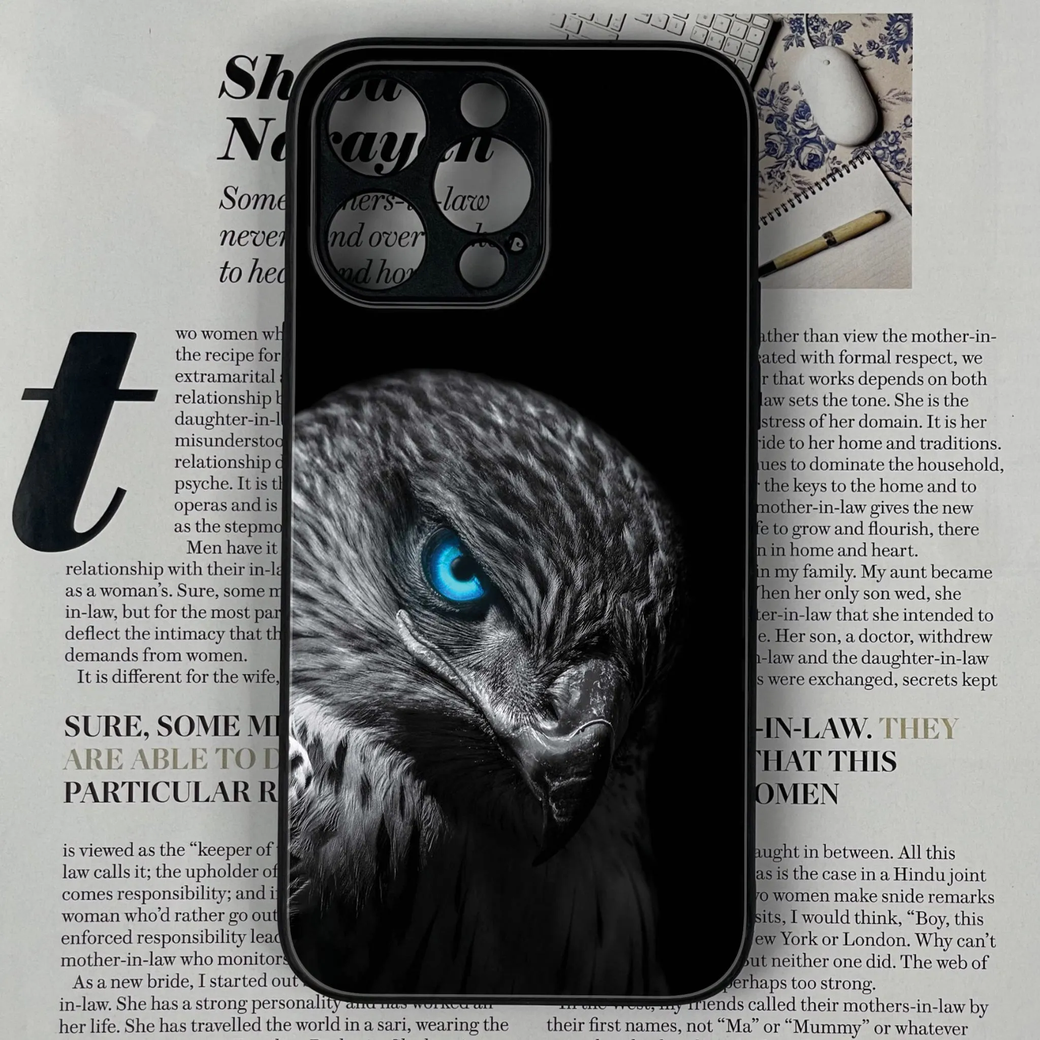 Iphone 14 Pro  Black Lovers Series Glossy Phone Case