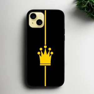 Iphone 15 King Series V 2.0 - Premium Printed Glass soft Bumper shock Proof Case