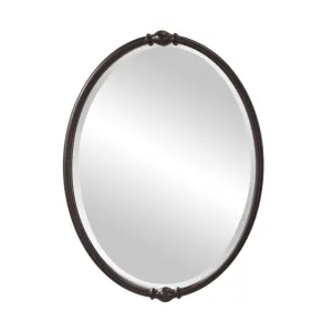 Jackie 24 In. X 33 In. Oil Rubbed Bronze Wall Mirror