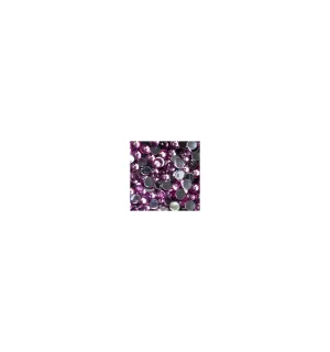 Magnetic Rhinestone Round L/Pink Large 100 pcs
