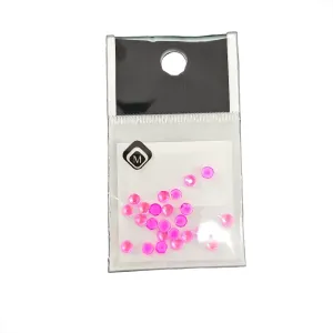 Magnetic Rhinestones Neon Pink 24 pcs M