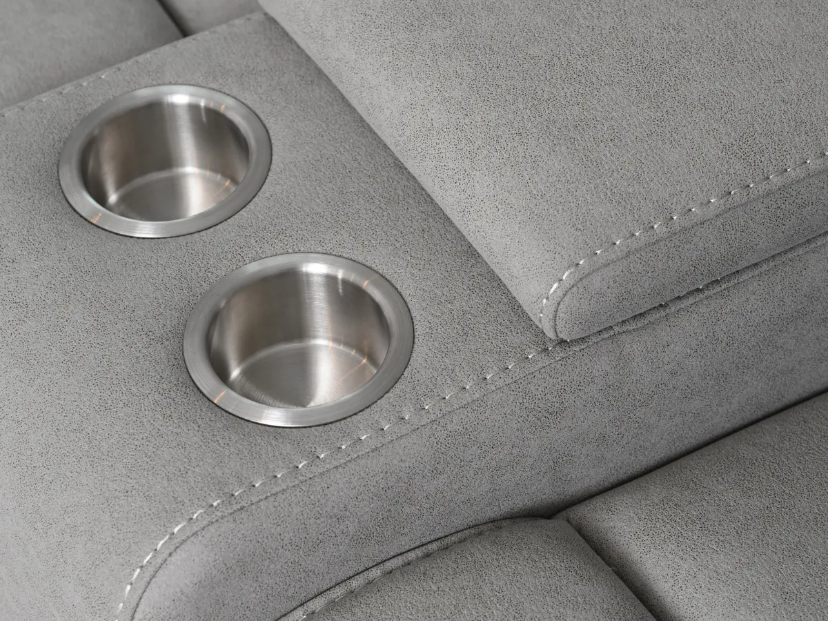 Margaret 2-pc Fabric Manual Reclining Sofa and Loveseat