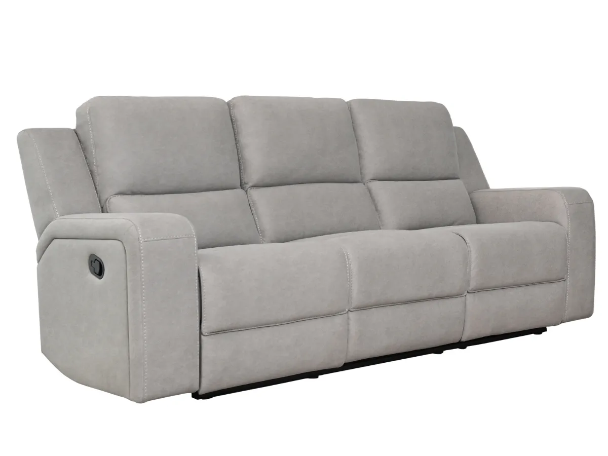 Margaret 2-pc Fabric Manual Reclining Sofa and Loveseat