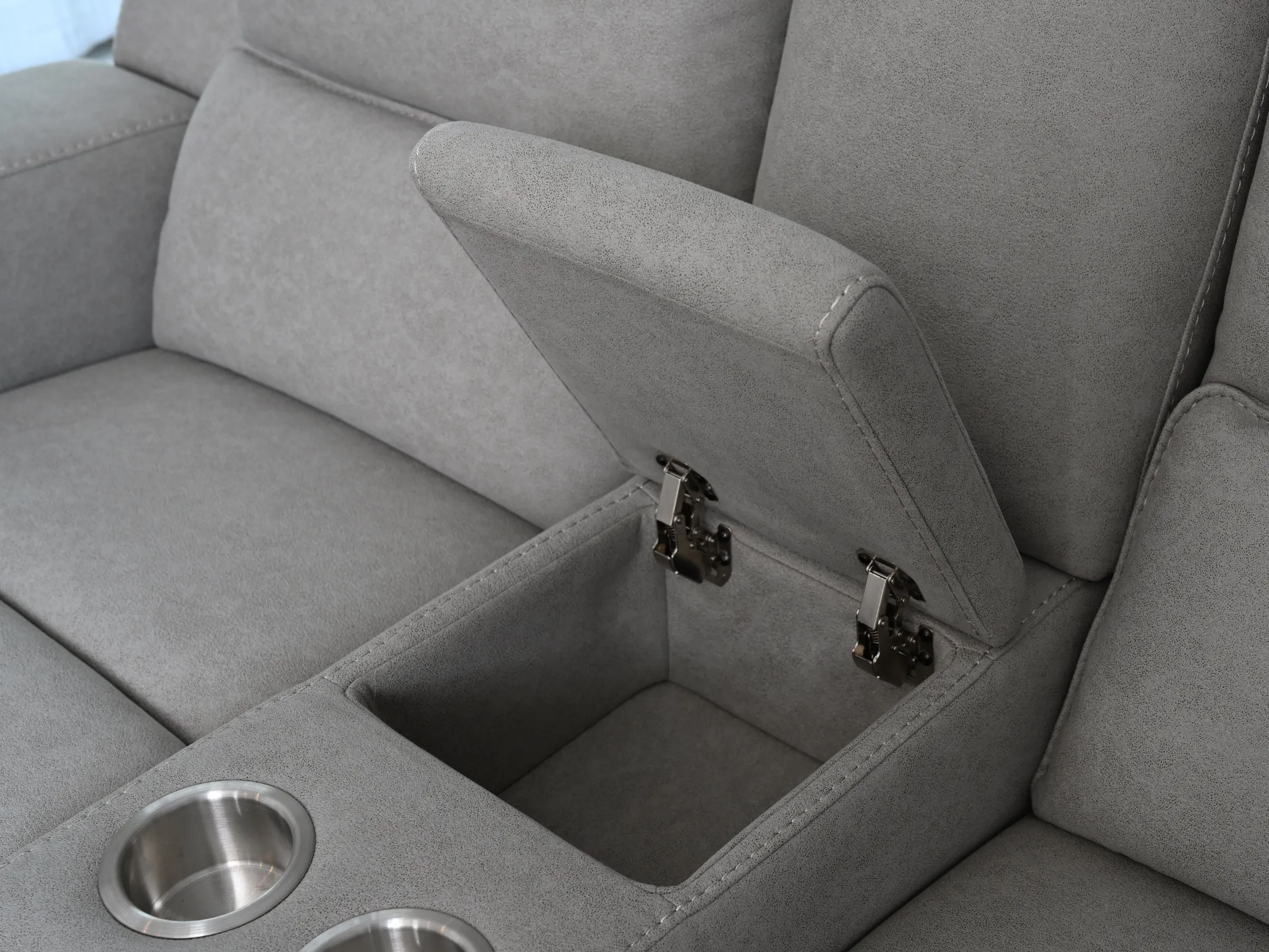 Margaret 2-pc Fabric Manual Reclining Sofa and Loveseat