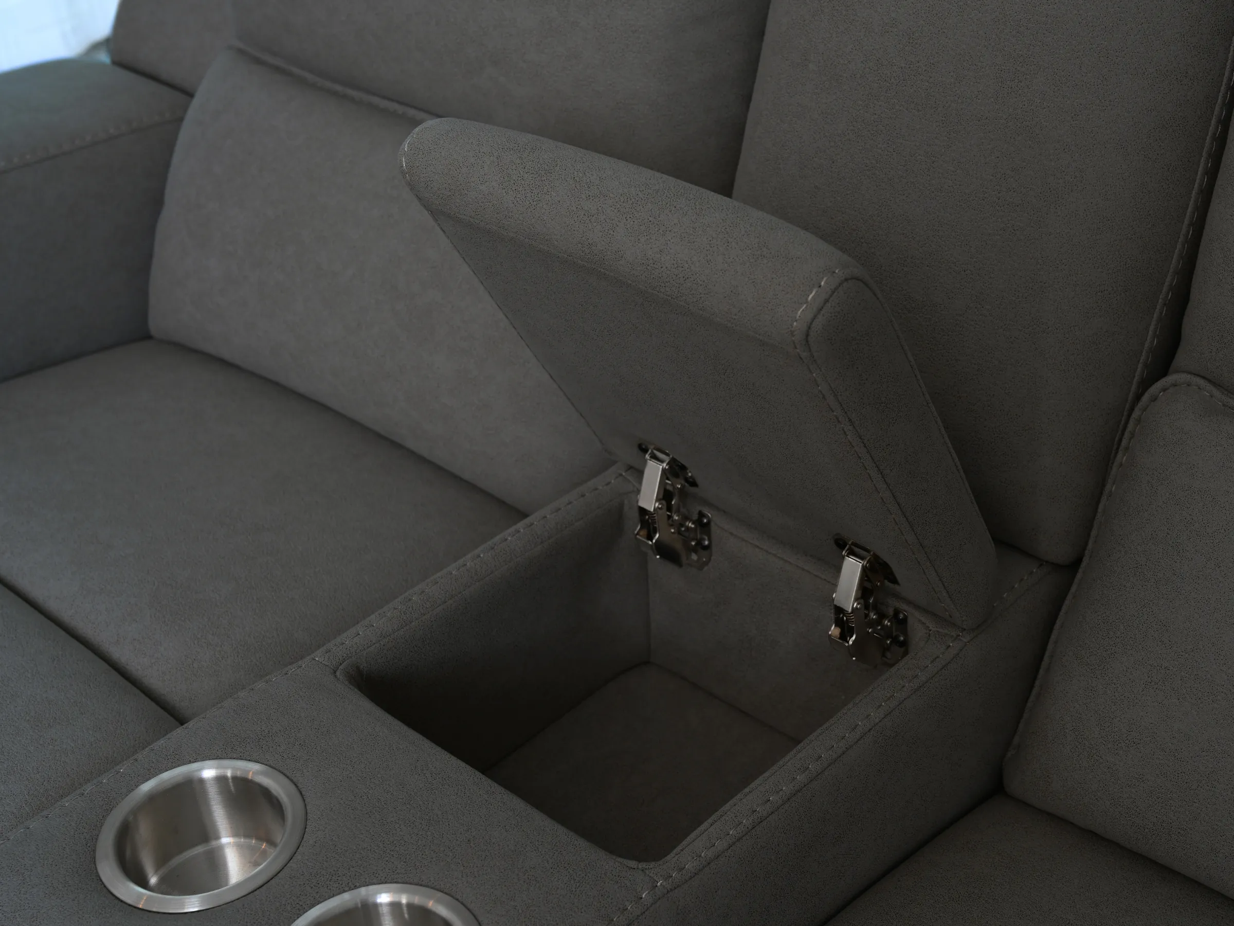 Margaret 2-pc Fabric Manual Reclining Sofa and Loveseat