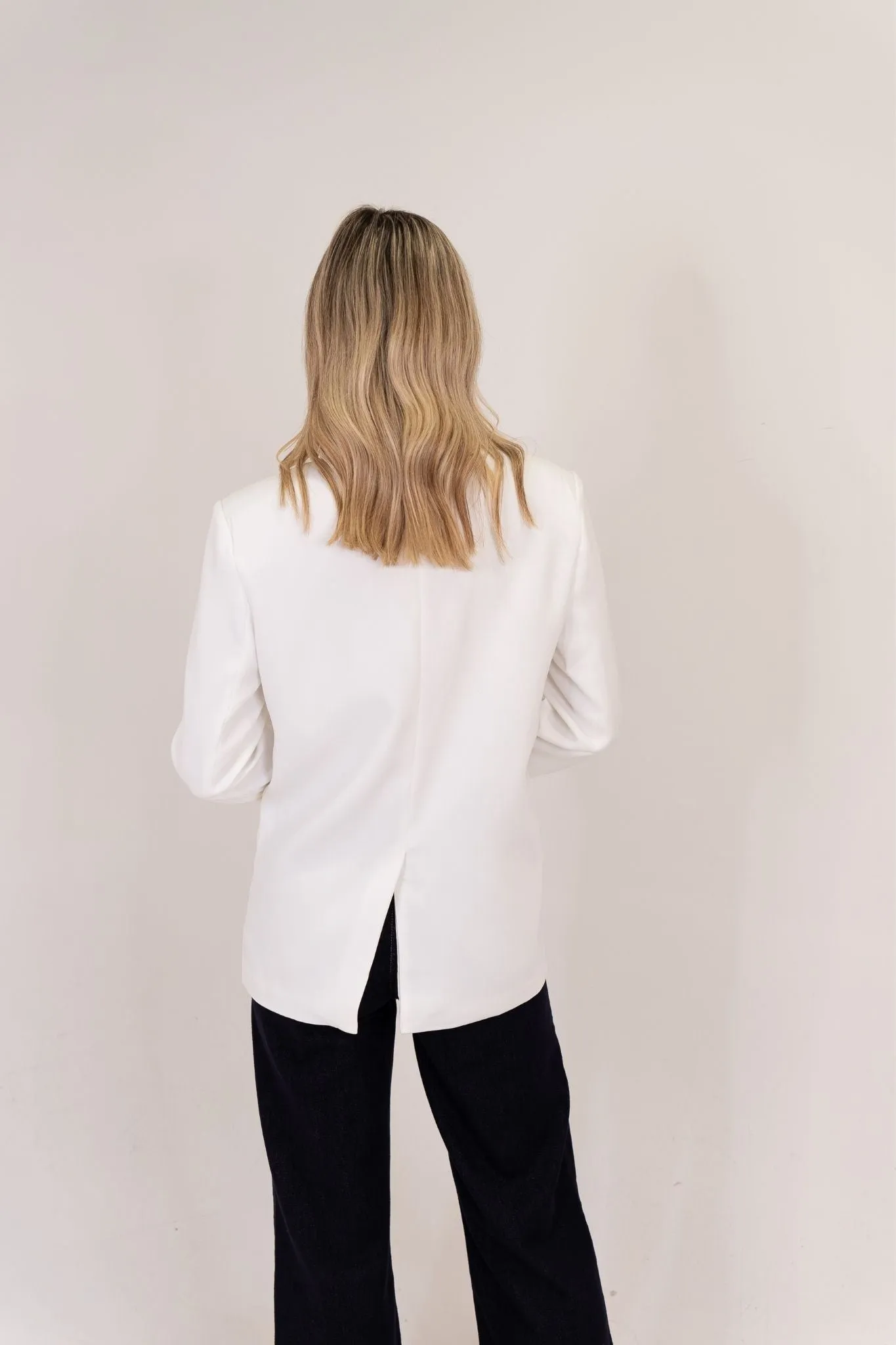 Millie Blazer In White