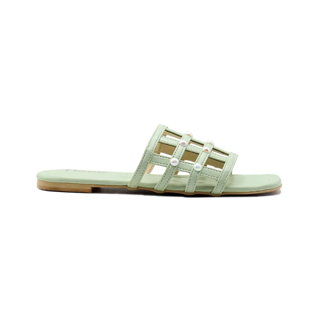 Mint Green Casual Slipper L00350043