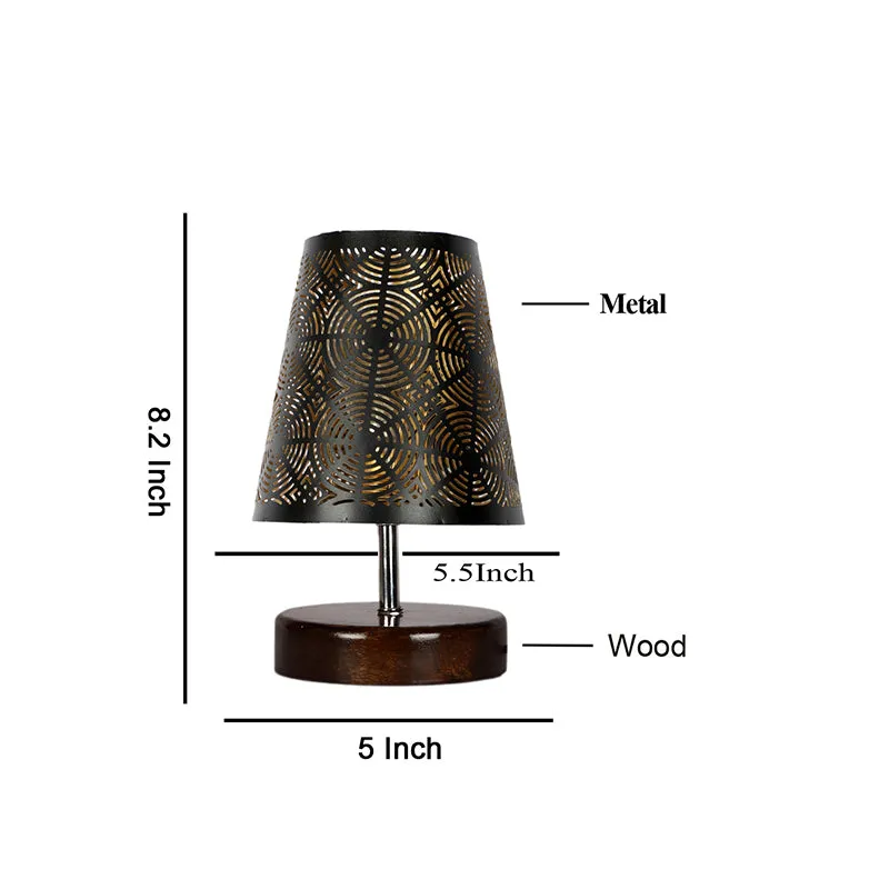Mita Flora Etched Table Lamp