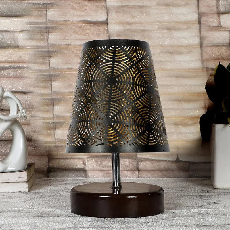 Mita Flora Etched Table Lamp