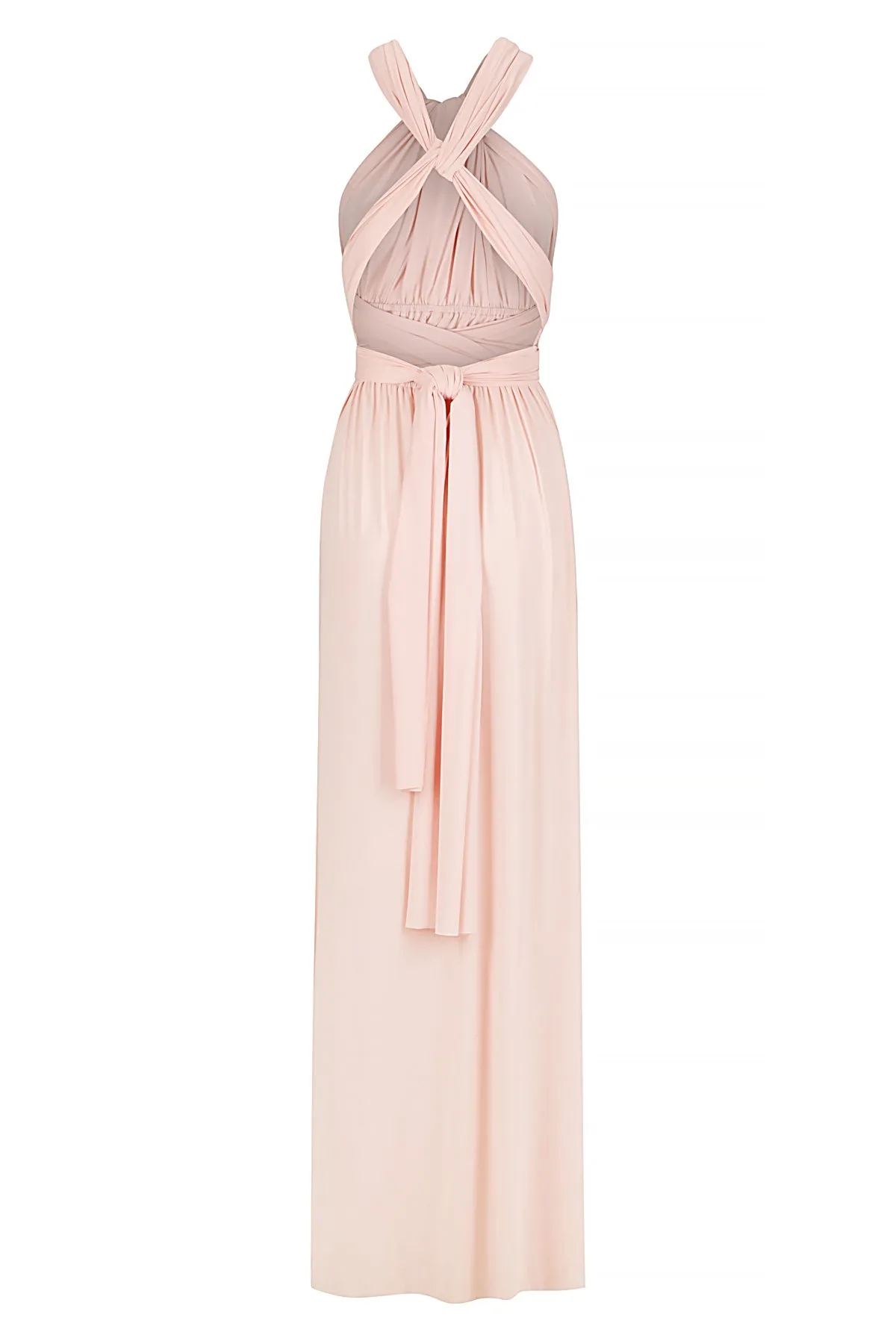 Multiway Infinity Dress in Blush Pink