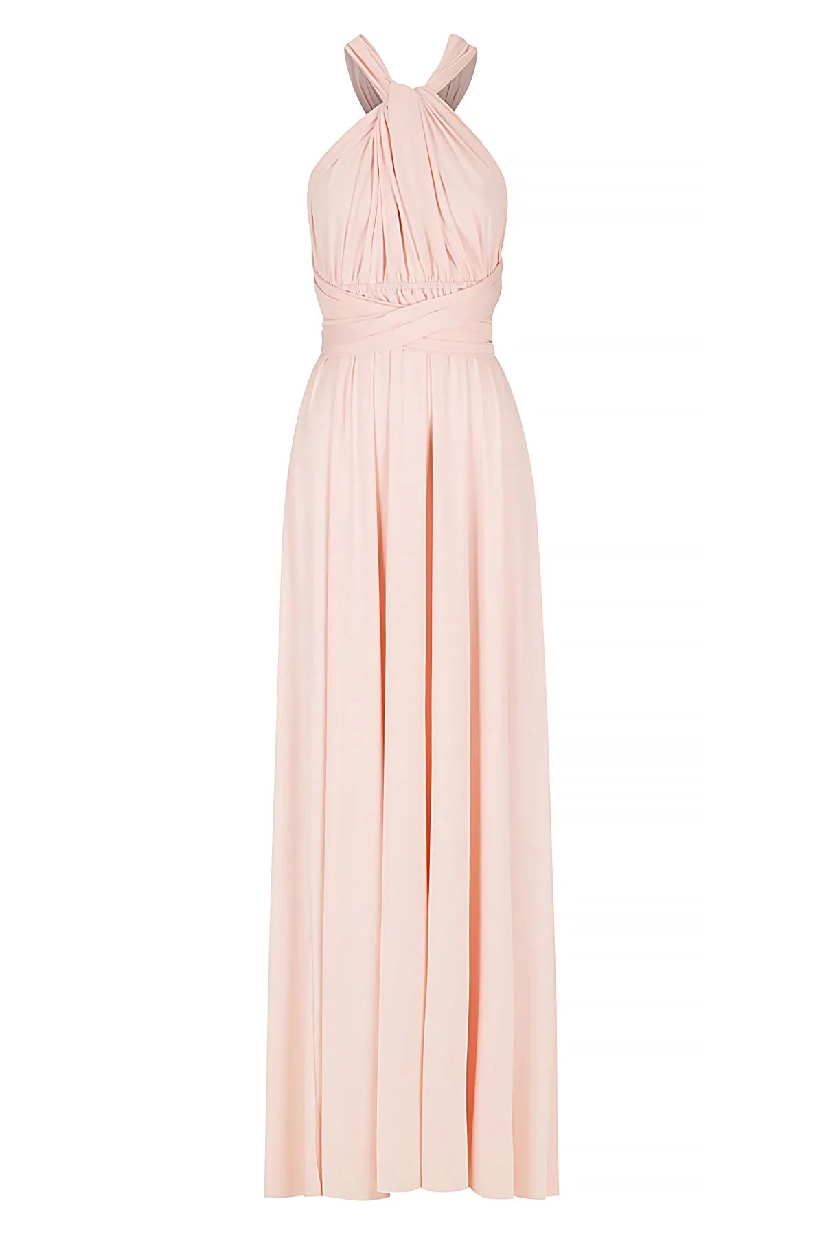 Multiway Infinity Dress in Blush Pink