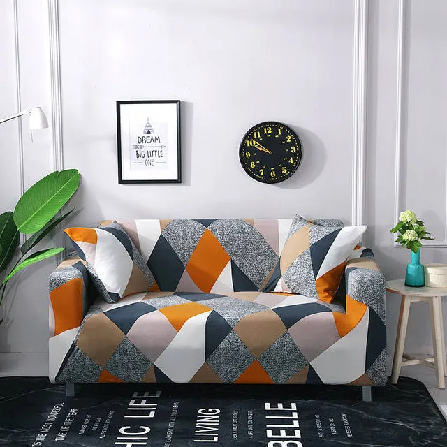 Printed Sofa Cushion Cover