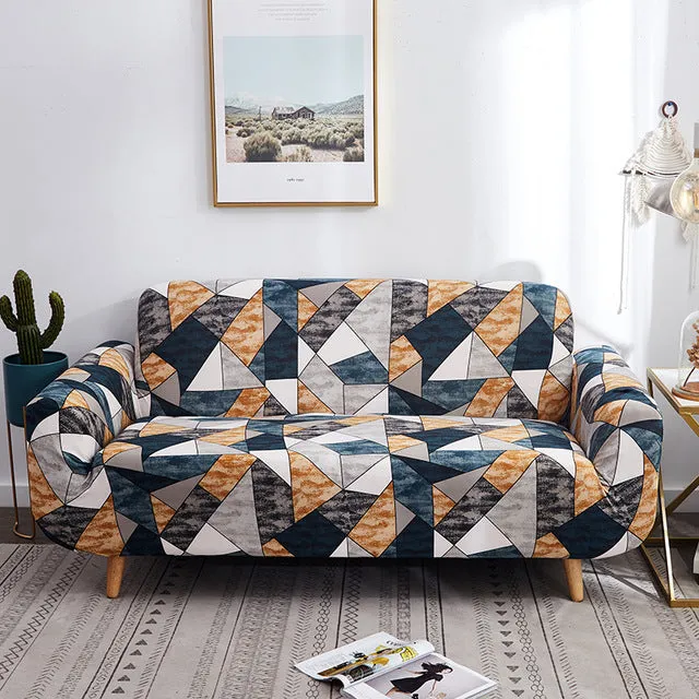 Printed Sofa Cushion Cover