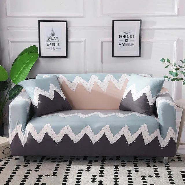 Printed Sofa Cushion Cover
