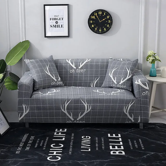 Printed Sofa Cushion Cover