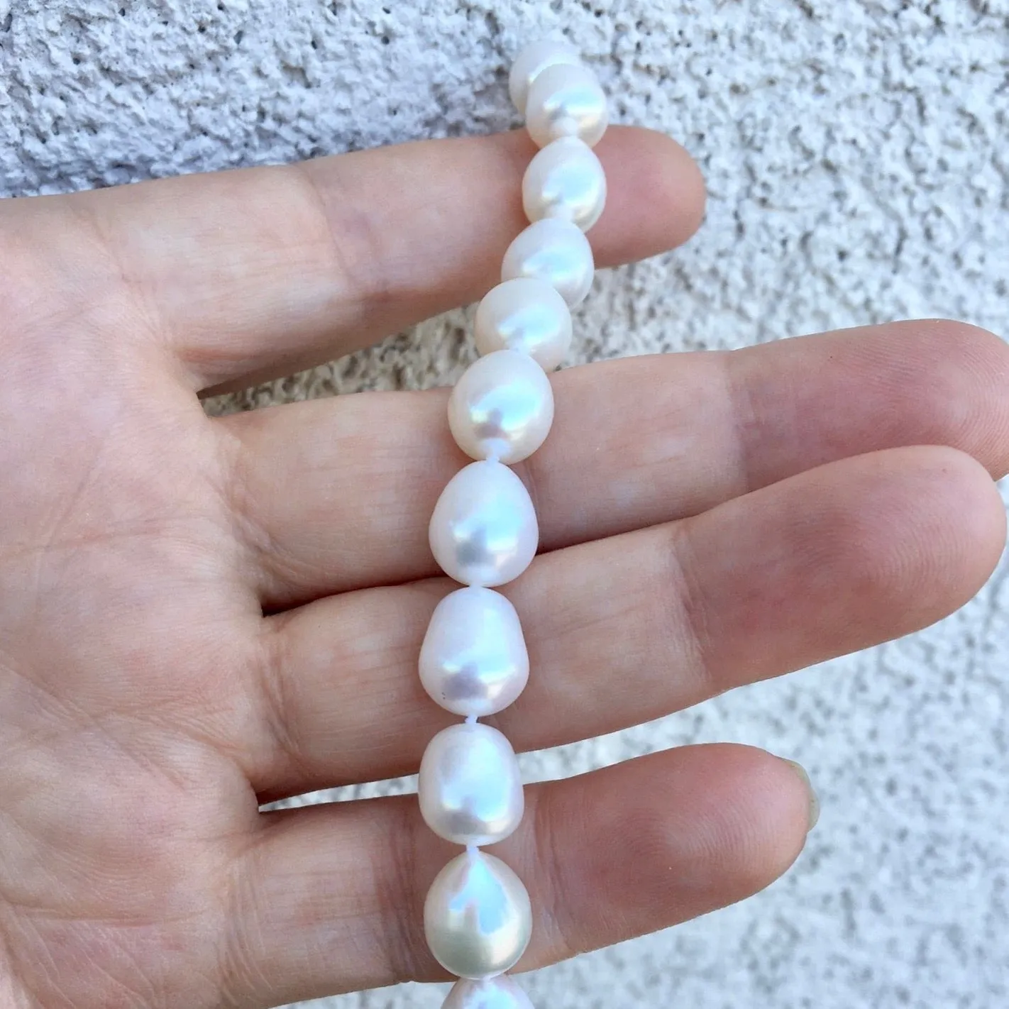 "Maybelle" - Natural Freshwater Pearl 3-Piece Bridal Jewelry Set