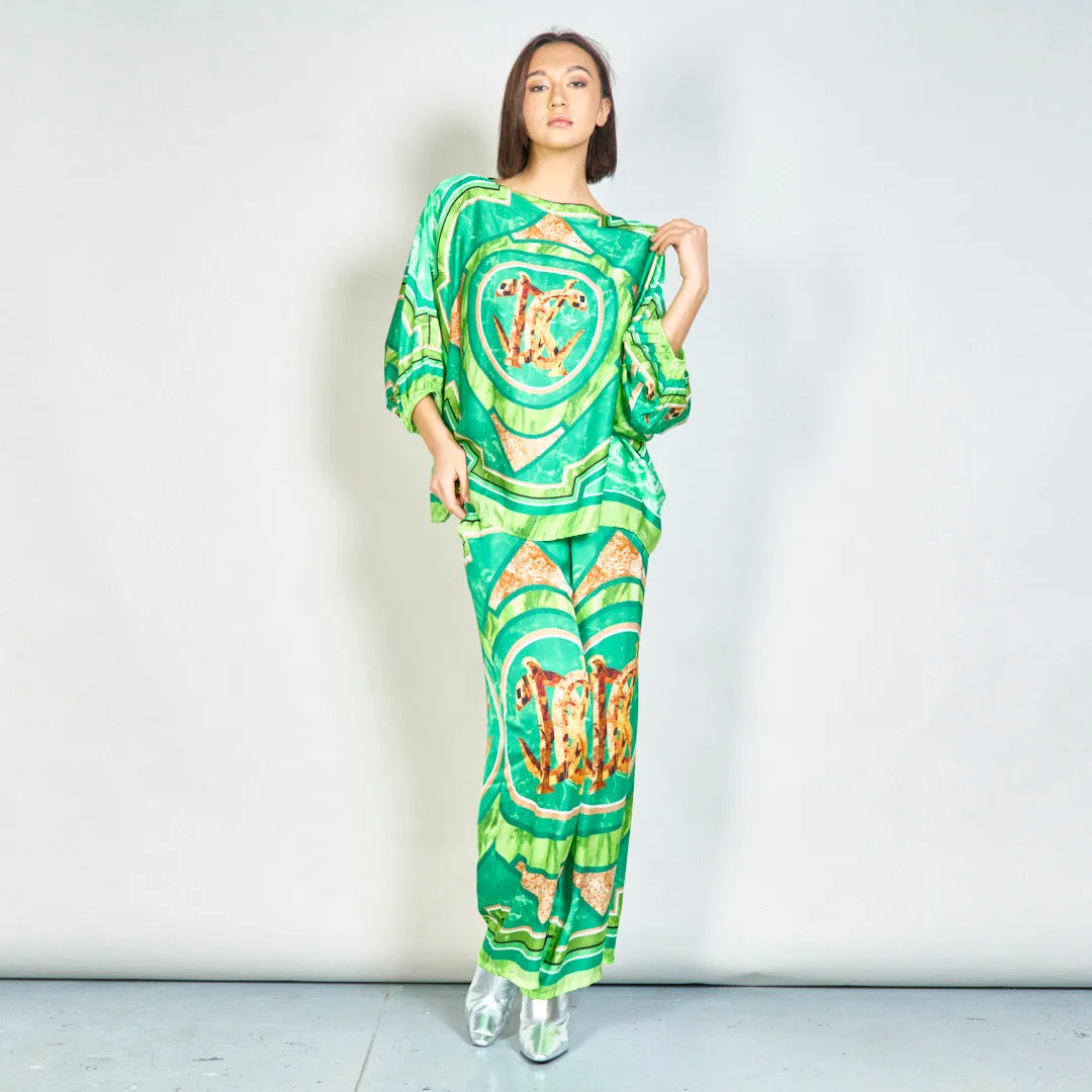 Regal medallion wide-leg pants wholesale