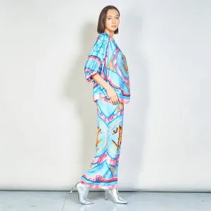 Regal medallion wide-leg pants wholesale