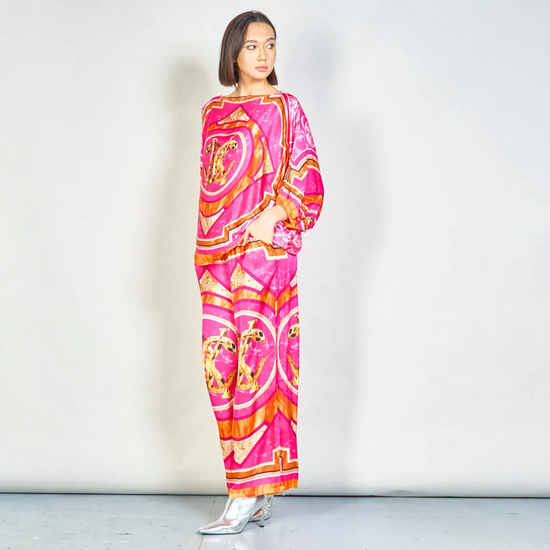Regal medallion wide-leg pants wholesale