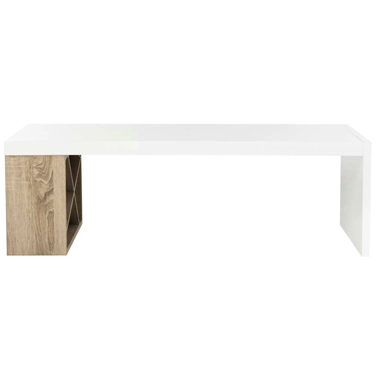 Safavieh Carlton Modern Scandinavian Side Storage Lacquer Coffee Table , FOX4236