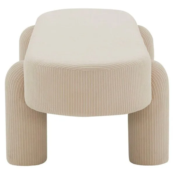 Safavieh Couture Laurence Corduroy Bench, SFV5110