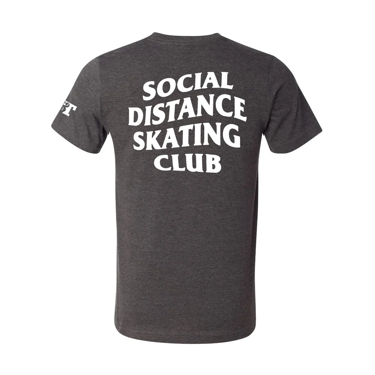 Social Distance Skating Club Gray T-Shirt