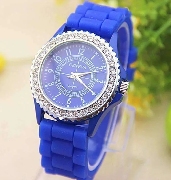 Sparkly Silky Silicone Watch For Woman - Choose Your Color
