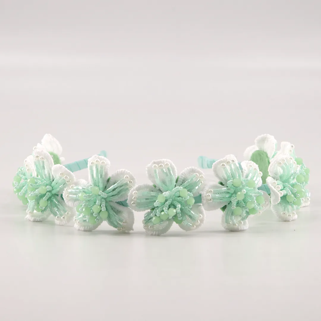 The Carys Girls Flower Crown Headband