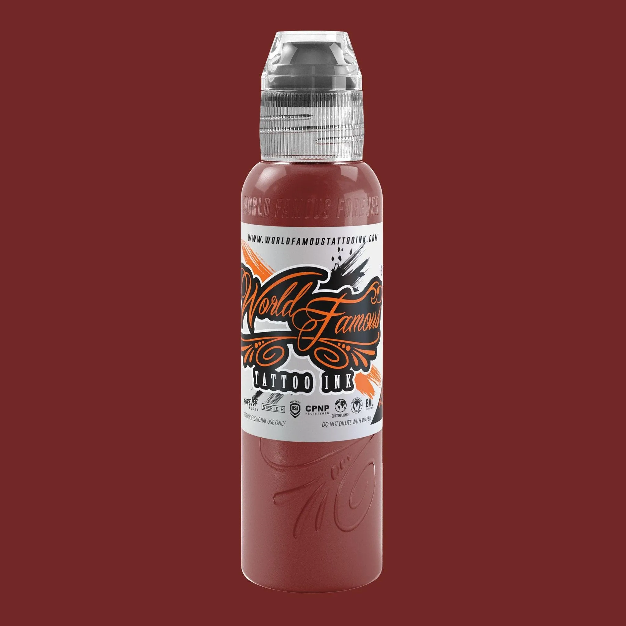 World Famous 4 Color Dima NBK Fire Red Set Tattoo Ink